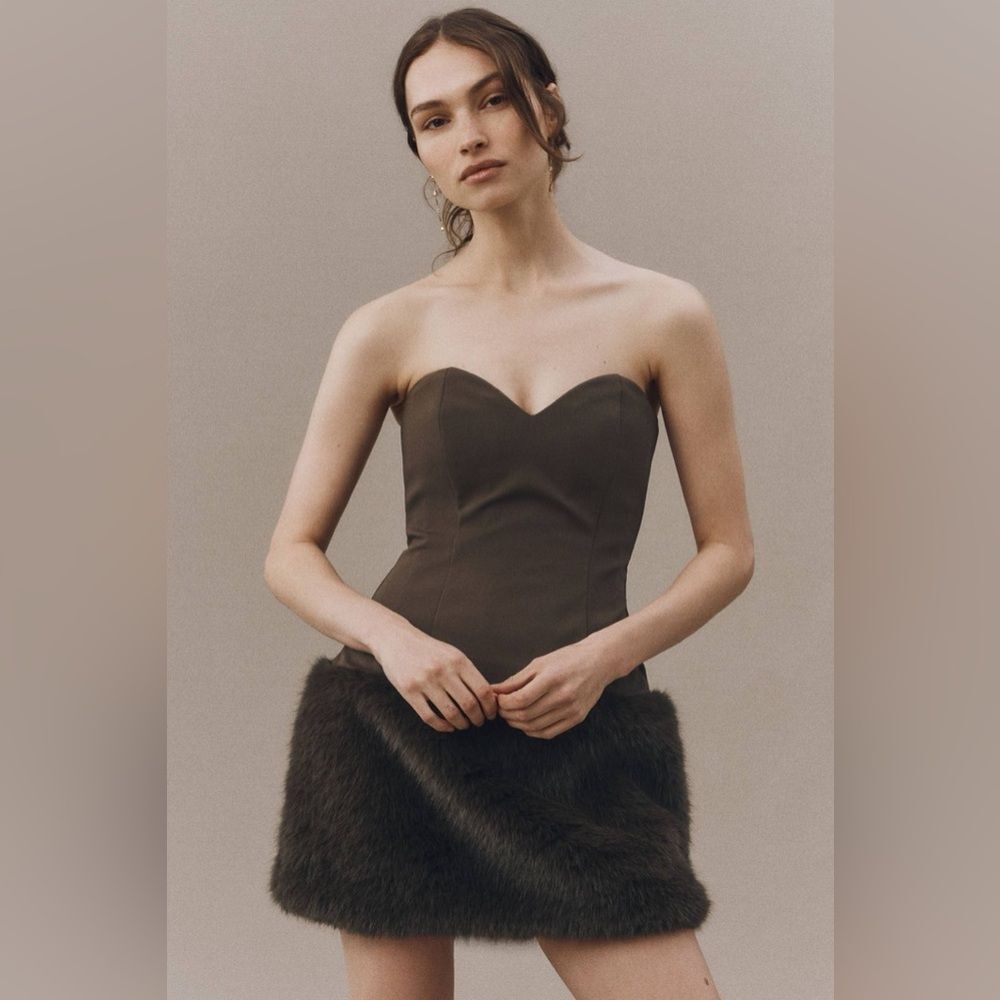 Delfi Collective Gia Strapless Sweetheart Mini Dress